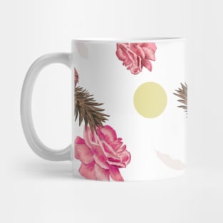 Avocado, roses, pineapple summer time beautiful romantic design Mug